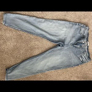 WHITE WASHED JEANS SIZE 16W